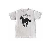 deftones white pony t shirt, Unisex T-shirt, Gift For Men Women KOMFORT UND SICHERHEIT - Dieses Kinder-T-Shirt aus 100% Baumwolle bietet optimalen Komfort und Sicherheit für Ihre Kinder.Die Verwendung