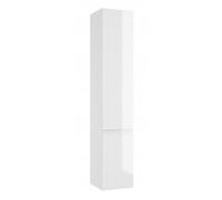 Deftrans Domodomo - Mobile da bagno sospeso, 157 x 30 x 28 cm, colore: Bianco lucido