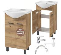 Deftrans Domodomo - Mobiletto da bagno con lavabo 85 x 50 x 41 cm