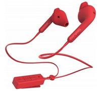 Defunc, Kit mani libere ibrido Bluetooth con microfono e telecomando, Rosso