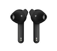 Defunc True Basic - Auricolari semi-in-ear senza fili, Bluetooth 6.0 con alette auricolari in silicone brevettate, app AI con OpenAI Chat AI, microfoni quad, impermeabilità IPX4, tempo di riproduzione
