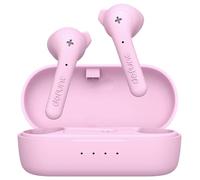 Defunc True Basic IPX4 impermeabile Bluetooth 5.0 cuffie in-ear senza fili con microfono integrato, lunga durata di riproduzione e custodia di ricarica (rosa)