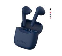 Defunc True Lite Blu - Auricolare Stereo Senza Fili Bluetooth 5.3 Hi-FI, Controllo A Sfioramento, Microfono Incorporato, 20 Ore Di Riproduzione, Ricarica USB-C, Per Telefoni iOS e Android