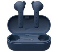 Defunc True Music Auricolari Wireless - Suono Cristallino, Alta Qualità del Microfono, Batteria Lunga Durata, Custodia di Ricarica Portatile, Comandi Touch, Resistenti all'Acqua e al Sudore, Blu