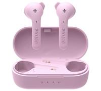 Defunc True Music Auricolari Wireless - Suono Cristallino, Alta Qualità del Microfono, Batteria Lunga Durata, Custodia di Ricarica Portatile, Comandi Touch, Resistenti all'Acqua e al Sudored, Rosa