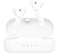 Defunc True Wireless EarbudsTrue Basic IPX4 Impermeabile Auricolari In-Ear 5.0 Bluetooth Stereo Cuffia Microfono integrato, Tempo di riproduzione lungo e custodia di ricarica (bianco)
