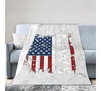 Defund The Media Fake News Coperta Flanella Morbida Blanket Calda Copertas Pelosa Per Invernale Camera Da Letto Viaggi L