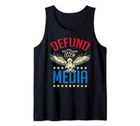 Defund The Media No To Fake News Protesta politica Canotta