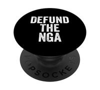 Defund the NGA - National Geospatial-Intelligence Agency PopSockets PopGrip Adesivo