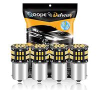 Defvnsy 1156 BA15S P21W 3014 54-SMD Bianco caldo 3000K Lampadine LED 12V Lampade per auto Indicatori di direzione interni RV Camper Rimorchio Luci posteriori per barche (confezione da 4)