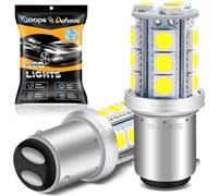Defvnsy Ba15d 1142 Lampadina Led, 6000K Bianco Super Luminoso Lampadine A Doppio Contatto, 12V DC Lampadina Interna Per L'Illuminazione Caravan, Illuminazione Giardino, Illuminazione Barca (Set Di 2)