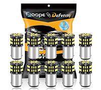 DEFVNSY - Confezione da 10-1142 BA15D Lampadine LED, 3014 54-SMD Bianco 6000K 1076 1004 Lampadine di Ricambio per 12V Interni Camper Camper Rimorchio Barca Illuminazione Lampadina di Coda