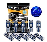 Defvnsy - Confezione da 10 - T5 lampadine a LED in ceramica super brillante W3W 73 74 286 17 18 27 37 70 85 86 2721 3-3030SMD per lampadina pannello cruscotto cuneo lato auto lampadina 12 V