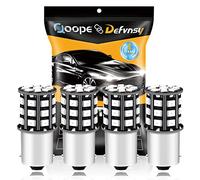 Defvnsy Confezione da 4-1156 BA15S 1141 1003 7506 Rosso super brillante 12-24V DC 2835 33SMD Lampadine LED per Fanali di coda del freno Lampade del freno del motociclo