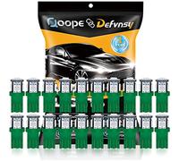 Defvnsy T10 W5W 194 168 501 lampadina LED, 12V Luce Interna Verde Lampadina Auto per Luci di Cupola, Targa, Cruscotto, Porta, Mappa, Tronco, Lettura, 5050 5SMD Sostituzione Lampadine (20 pcs)