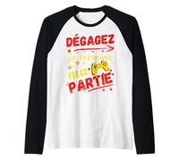 Dégagez Je Termine Ma Partie | Gamer Jeux Vidéo et Console Maglia con Maniche Raglan