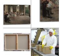 Degas prova generale design quadro stampa tela dipinto telaio arredo casa