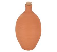 degawo Vaso per irrigazione terracotta, misura XL, 6 l, per risparmiare fino al 70% di acqua, contro lumache, per radici sane, dosaggio automatico, 21 x 21 x 38,5 cm, in terracotta e sughero, fatto a