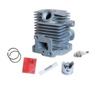 DEGBMDYRD Kit Cilindro pistone da 32,2 mm Adatto for Accessori for siepi SRM230 SRM-230 SRM 230