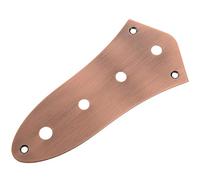 Deger 1 piastra di controllo in lega di alluminio, 4 fori, stile vintage, cromato, di alta qualità, durevole, per chitarra
