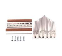 Deger 1 Set di Chiavi nel Acciaio Kalimba Mbira DIY 17 con Pollice per Pianoforte Un Ponte Parti di Strumenti Musicali per Fabbricanti di Liuteria per Amanti della Musica