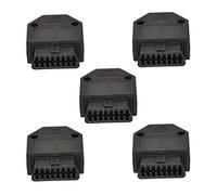 Deger 5X OBD2 OBD II, connettore 16, adattatore diagnostico, connettore OBD + coperture, terminale + viti