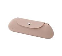 Deger - Borsa cosmetica in silicone per pennelli da trucco: morbido e portatile, colore crema, cachi