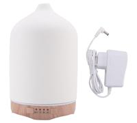 Deger Diffusore di olio per aromaterapia da 250 ml, umidificatore ad aria fresca con luci a LED a 7 colori, diffusore in ceramica per la casa, spina UE