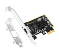 Deger Gaming Gaming Port 2.5G Gigabit LAN Card Desktop Built-in PCIE Gigabit LAN Port RTL8125PXE Multi-Function LAN Card Computer Pezzi di ricambio