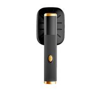 Deger Vaporizzatore da viaggio portatile per vestiti mini ferro a vapore ferro da stiro a mano girevole a 180° per vestiti in tessuto nero