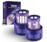 DEGG Filtro di Ricambio, Compatibile con Aspirapolvere Dyson V10, Filtro HEPA, Filtri Lavabili di Ricambi, Originali e Durevoli, Confezione da 2