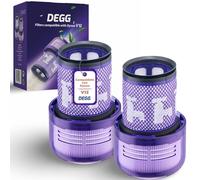 DEGG Filtro di Ricambio, Compatibile con Aspirapolvere Dyson V12 Detect Slim, Filtro HEPA Aspirapolvere, Filtri Lavabili di Ricambi, Originali e Durevoli, 2 PEZZI