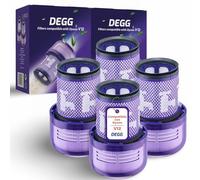 DEGG Filtro di Ricambio, Compatibile con Aspirapolvere Dyson V12 Detect Slim, Filtro HEPA Aspirapolvere, Filtri Lavabili di Ricambi, Originali e Durevoli, 4 PEZZI