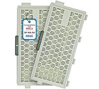 DEGG Filtro HEPA - 2 Pezzi - Compatibile con Aspirapolvere Miele - Filtri di Ricambio Active Clean 50 & Airclean 50 SF-HA 50 - Filtro di Ricambio per Aspirapolvere - Qualità Premium