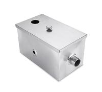 Degrassatore Sottolavello, 350 * 200 * 200mm for il trattamento delle acque reflue della cucina del ristorante Strumenti in acciaio inossidabile 8LB Separatore di acqua e olio for trappola for grasso