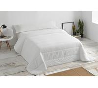 Degrees Home Calid - Trapunta Estiva Matrimoniale Letto 180 260x240 cm | Piumino 4 Stagioni Ipoallergenico Antiacaro Traspirante | Fibra 270 g/m² Bianco