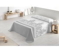 Degrees home - Classic - Copriletto per letto da 105 - Copriletto trapuntato per letto - primavera, estate - 200 x 260 - Grigio