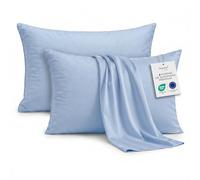 DEGREES HOME Federa per Cuscino in Microfibra Extra Morbida e Traspirante - Set da 2 Federe Anallergiche e Antipiega - Misura 80 x 45 cm
