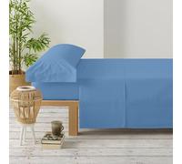 Degrees Home Premium - Set Lenzuola 3 Pezzi in Microfibra Spazzolata (150X190) - Lenzuolo con Angoli, Lenzuolo Piatto e 1 Federa 150X45 - Extra Morbido, Anti-Piega e Certificato Oeko-Tex