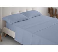 Degrees Home Premium - Set Lenzuola 4 Pezzi in Microfibra Spazzolata (200X200) - Lenzuolo con Angoli, Lenzuolo Piatto e 2 Federe 80X50 - Extra Morbido, Anti-Piega e Certificato Oeko-Tex