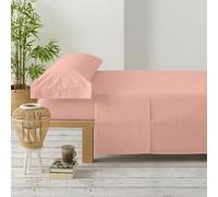 Degrees home Premium - Set Lenzuola Una Piazza e Mezza 135x190 3 Pezzi - Lenzuolo con Angoli, Piatto, 1 Federa 135x45, Trucco