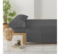 Degrees home Premium - Set Lenzuola Una Piazza e Mezza 135x200 4 Pezzi - Lenzuolo con Angoli, Piatto, 2 Federe 70x50, Asse
