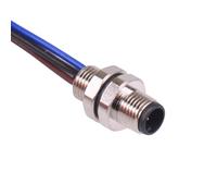 Degson Connettore Circolare M5 4 Pin Maschio Precablatо Frontale IP67 1A