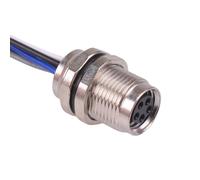 Degson Connettore Circolare M8 Femmina Precablatato IP67 3A 5 Vie