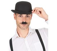 DEGUISE TOI Baffi Charlie Chaplin Neri - Nero - Taglia Unica