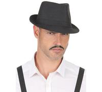 DEGUISE TOI Cappello Borsalino Nero Adulto - Nero - Taglia Unica