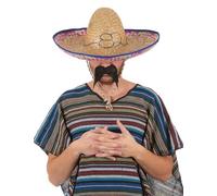 DEGUISE TOI Cappello Messicano in Paglia Adulto