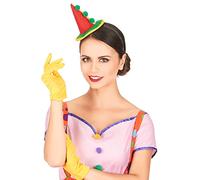 Cerchietto Cappellino da Clown per Adulto - Multicolore - Taglia Unica
