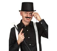 DEGUISE TOI Cilindro Nero per Adulto - Nero - Taglia Unica