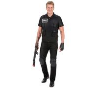 DEGUISE TOI Costume agente della Swat uomo - Nero - L